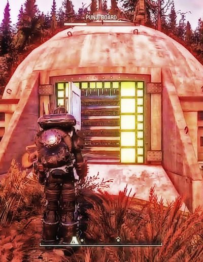 Image of Punji Bunker Camp from Fallout 76 game.
